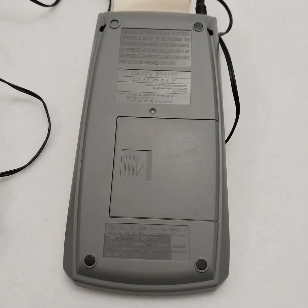 Canon Palm Printer P1-DH V 12 Digits Adding Machine #X20